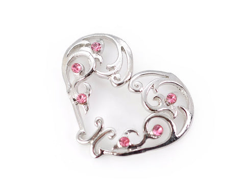 Sexy Heart Non Pierce Clip On Nipple Ring with Crystal