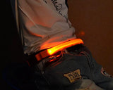 LED Running Waist Belt - Orange