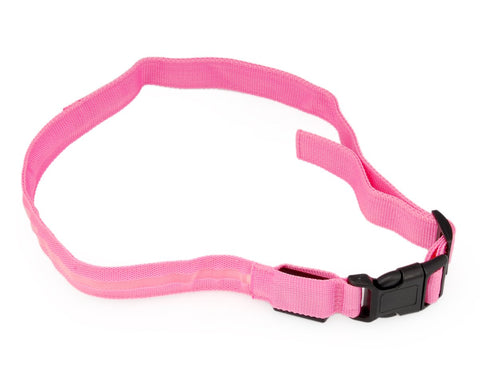 LED Jogging Waist Belt - Pink