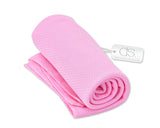 Breathable Chill Absorbent Evaporative Cooling Ice Towel - Pink