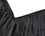 Simple Tassel Fringe Backless Monokini - Black