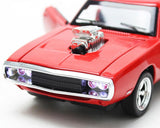 Mustang Series Alloy Toy Model Car with Music Light - Red