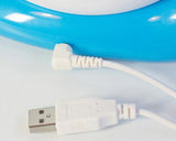 USB Rechargeable LED Bedroom Nursery Night Light Lamp-Blue Snail