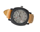 CURREN Fashion Analog Brown PU Leather Men Wrist Watch