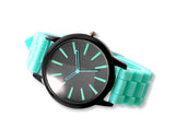 Geneva Ultrathin Jelly Silicone Unisex Lover Wrist Watch