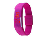 Silicone Digital LED Wrist Sport Watches for Women and Men