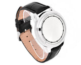 Unisex Cool LED Touch Screen PU Leather Wrist Watch