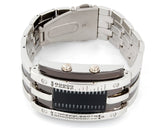 Luxury Men's Army Style Bracelet LED Sport Binary Wrist Watch