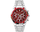 CURREN Dodecagon Stainless Steel Quartz Men's Wrist Watch