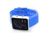 Skmei Casual Binary Digital LED Unisex Sport PU Wrist Watch 0890