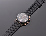 Geneva Silicone Quartz Analog Unisex Sport Wrist Watch