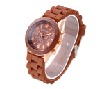 10 Pcs Geneva Colorful Silicone Quartz Analog Unisex Sport Wrist Watch
