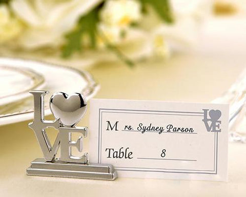 Love Wedding Place Card Holder