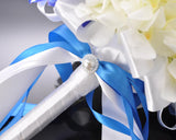 Hydrangea Wedding Bouquets - White Blue