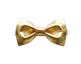 Men Adjustable Wedding Leather Bow Tie