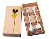 Love Stainless Steel Wedding Favors Spoon And Fork Set