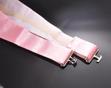 Men Handcrafted Wedding Tuxedo Satin Cummerbund - Pink